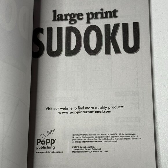 Large Print Sudoku Puzzle Book Vol 41 | 80 Puzzles | Easy Medium Expert - Picture 4 of 4